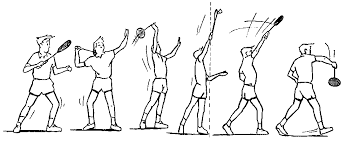 gestes du badminton