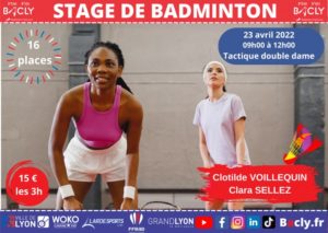 stage féminin badminton lyon BACLY