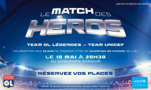 OL - match des heros ol legendes affiche