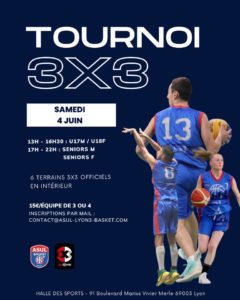 tournoi 3x3 ASUL Basket Lyon